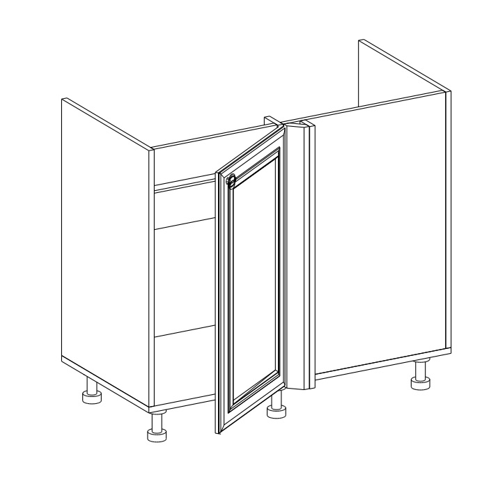 Стол под раковину угловой